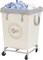 Commercial Laundry Hamper with Heavy Duty Steel Frame-160 L Industrial,17.72''L x 17.72''W x 30.91''H,
